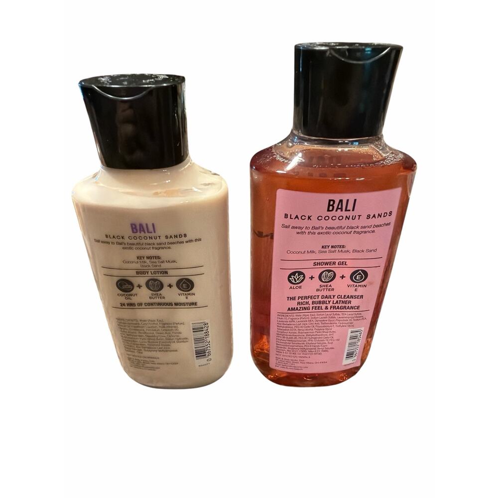 Bath & Body Works Bali Black Coconut Sands Lotion & Shower Gel - Retired - Picture 2 of 2